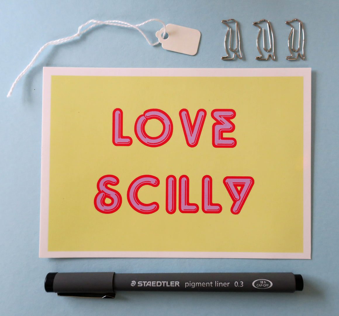 Love Scilly Postcard